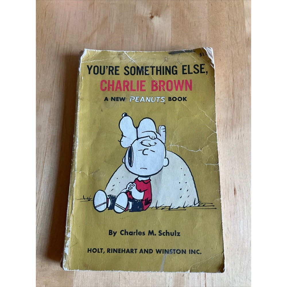 You're Something Else Charlie Brown  Book First Edition 1968 Charles Schulz